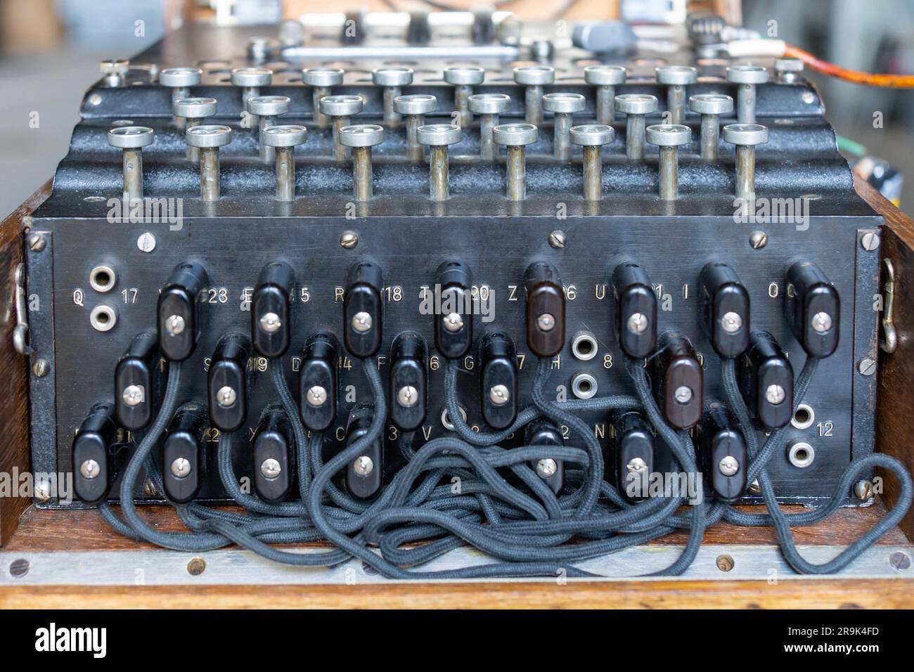 Enigma, la machine de chiffrement allemande créée pour l'envoi de messages pendant la guerre mondiale 2 Banque D'Images
