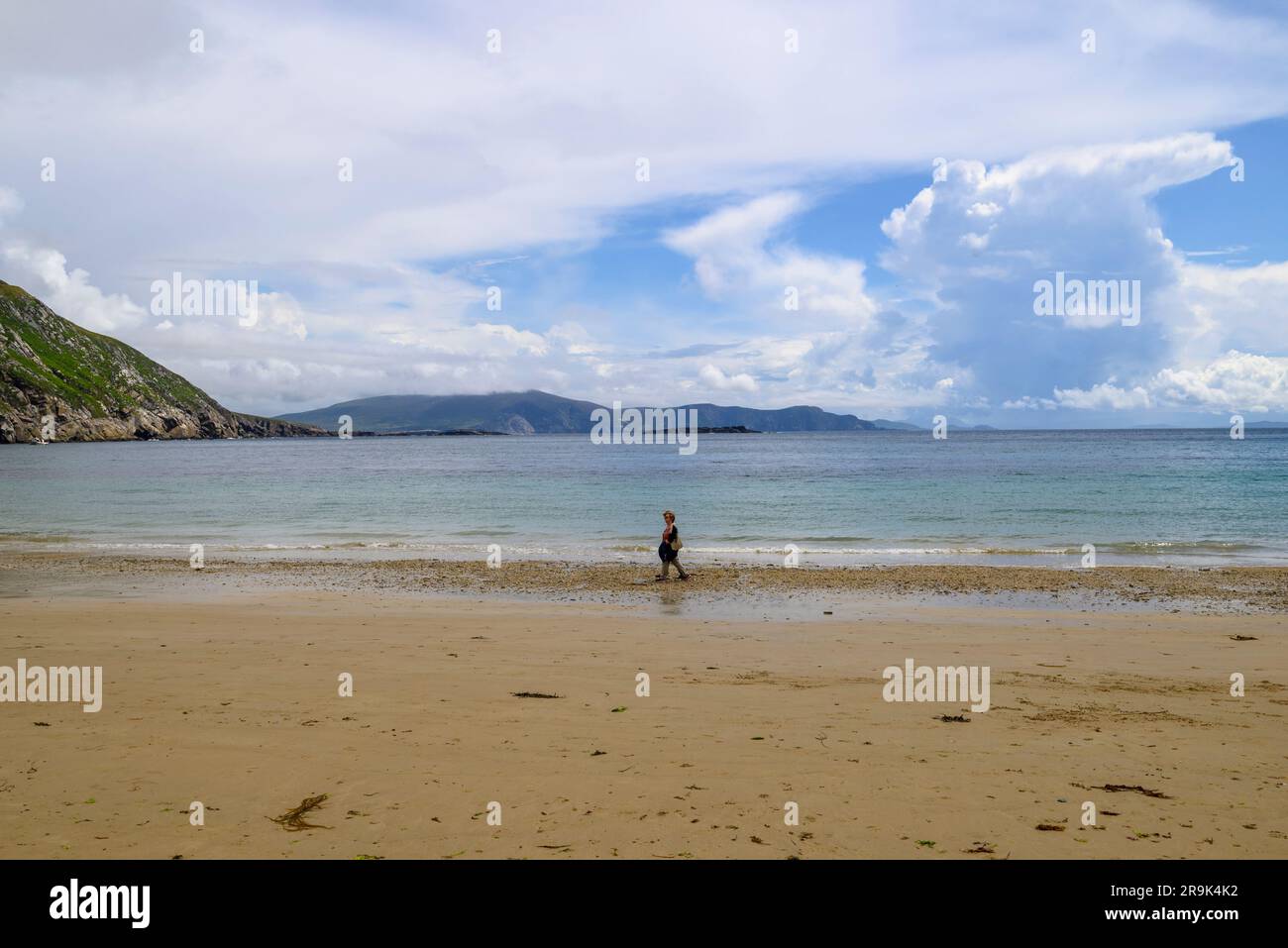 Keem Bay Beach, île d'Achill, comté de Mayo, Irlande Banque D'Images