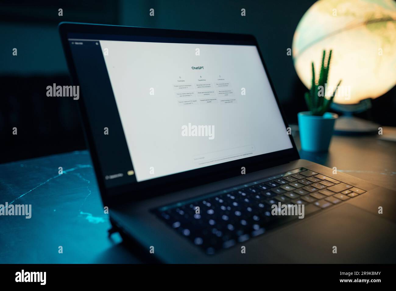 Assistant virtuel ChatGPT Banque D'Images