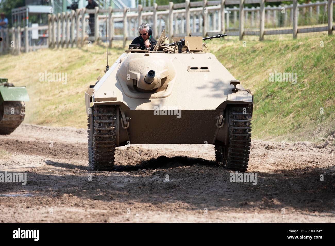 Jagdpanzer 38 SD.Kfz 138/2 chasseur de chars Hetzer, Tankfest 23, Bovington. ROYAUME-UNI Banque D'Images