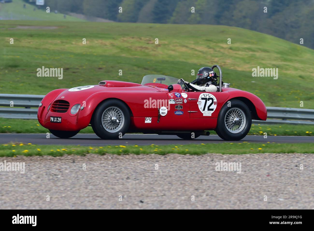 Andy Newall, Erich Stahler, Allard J2X le Mans, MRL RAC Woodcote Trophée et Stirling Moss Trophée pour les voitures de sport pré-'56 et pré-'61, un exploit d'une heure Banque D'Images