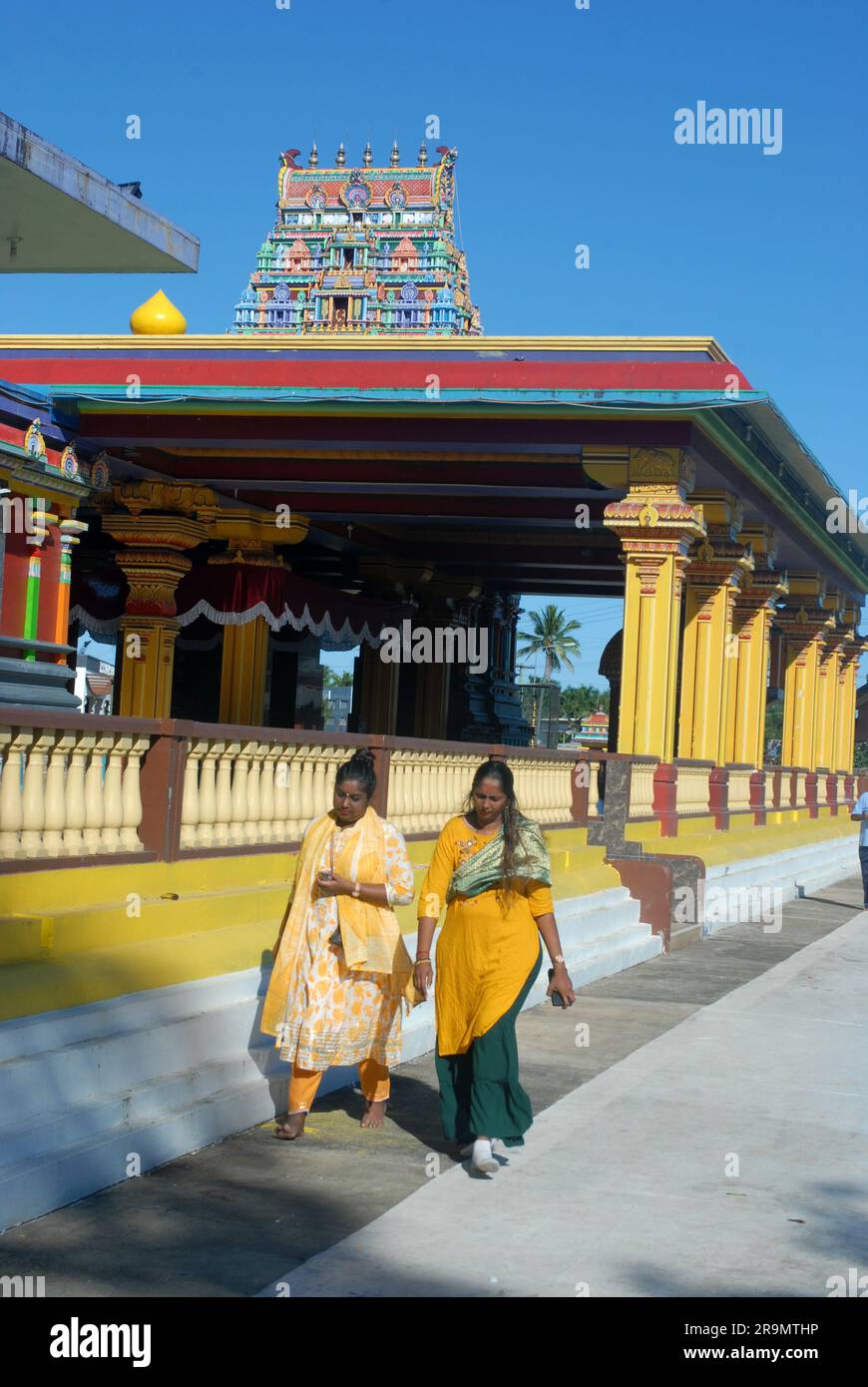 Sri Siva Subramaniya Hindu Temple, Nadi, Viti Levu, Fidji. Banque D'Images