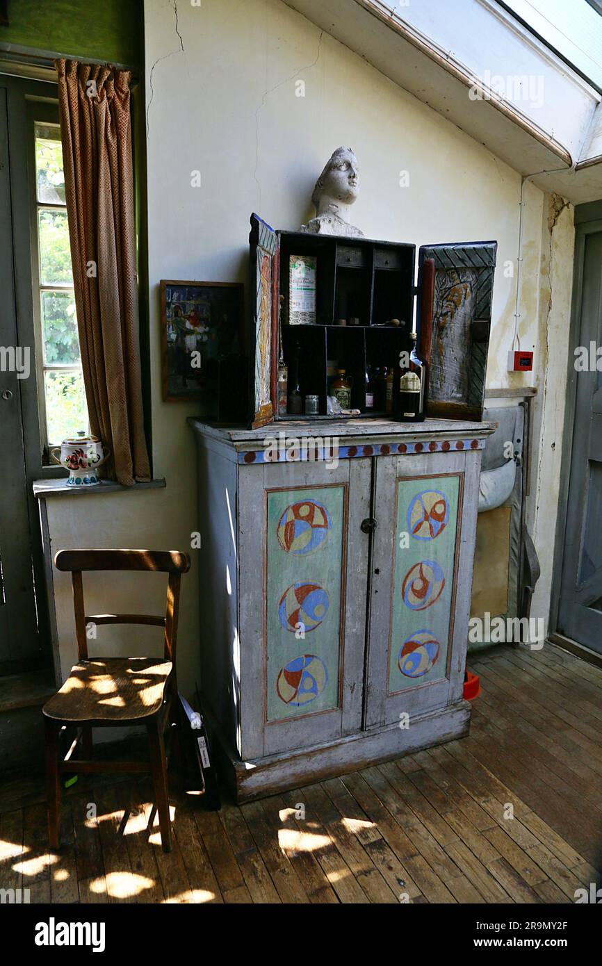 Charleston Farmhouse, West Firle, Lewes, Sussex, Royaume-Uni , Bloomsbury Group Banque D'Images