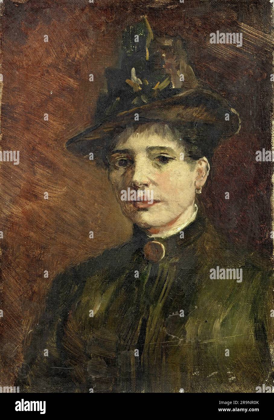 Vincent van Gogh – Portrait d'une femme 1886 Banque D'Images