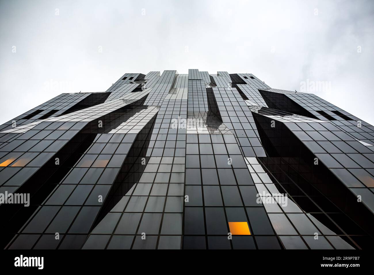 DC Tower 1 à Vienne, le plus haut gratte-ciel d'Autriche Banque D'Images