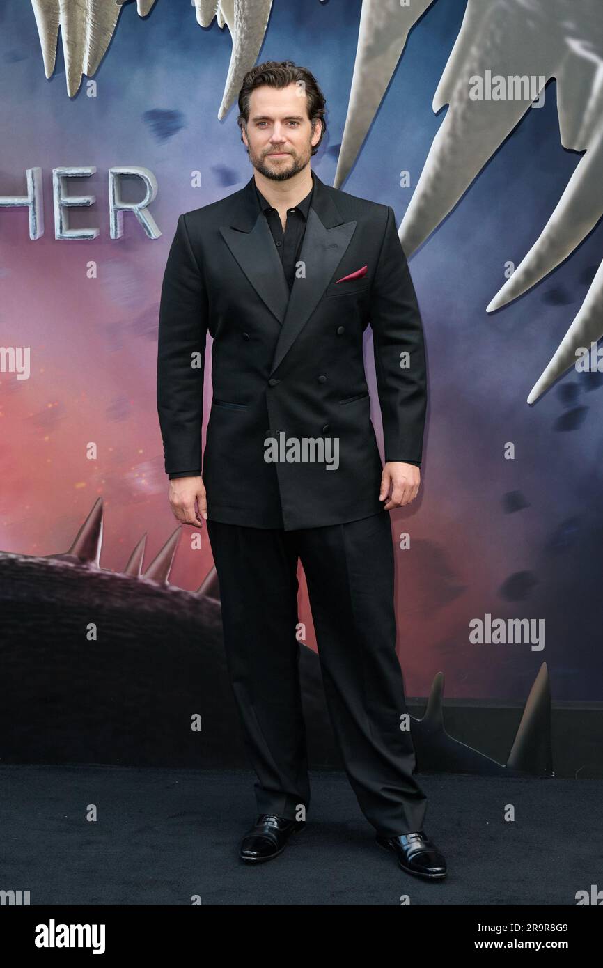 Londres, Royaume-Uni . 28 juin 2023 . Henry Cavill photographié lors de la première britannique de LA saison 3 DE WITCHER qui s'est tenue au bâtiment Outernet & HERE, Charing Cross Rd Crédit : Alan D West/Alay Live News Banque D'Images