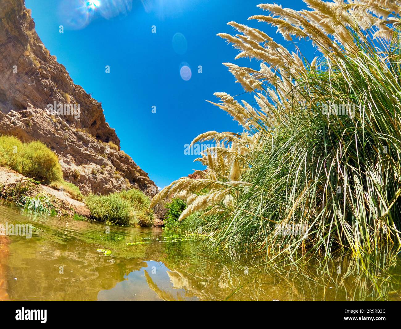 Termas de Puritama, San Pedro de Atacama. Chili Banque D'Images