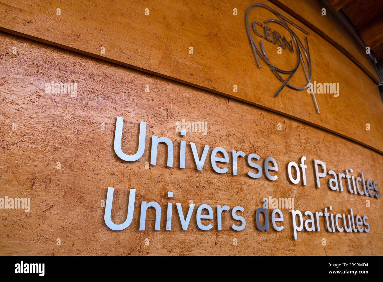 Genève, Suisse - 25 mars 2022 : l'Organisation européenne pour la recherche nucléaire est une organisation européenne de recherche qui opère la plus grande partie Banque D'Images