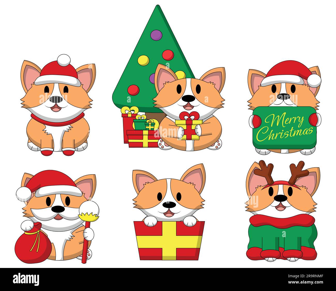 Pour les icônes, le web, les cartes postales, la décoration, l'emballage, les imprimés pour les choses, les couvertures pour les carnets, la décoration des boîtes pour l'autocollant, sac à dos, élément individuel an Illustration de Vecteur