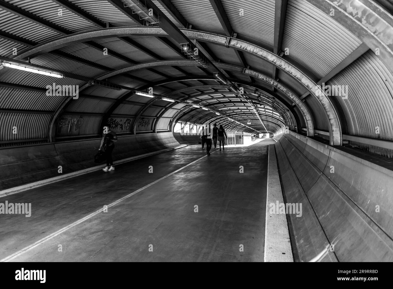 Genève, Suisse - 25 mars 2022 : la gare de Genève-Secheron est une gare de la commune de Genève, dans le canton suisse de Genève Banque D'Images