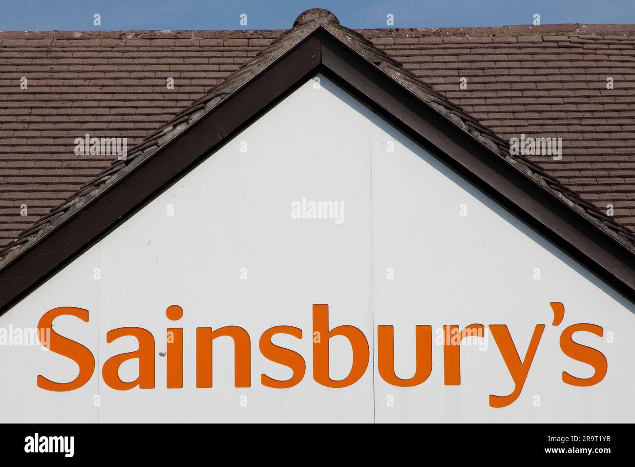 Supermarché Sainsbury's, à Cheddar Somerset Banque D'Images