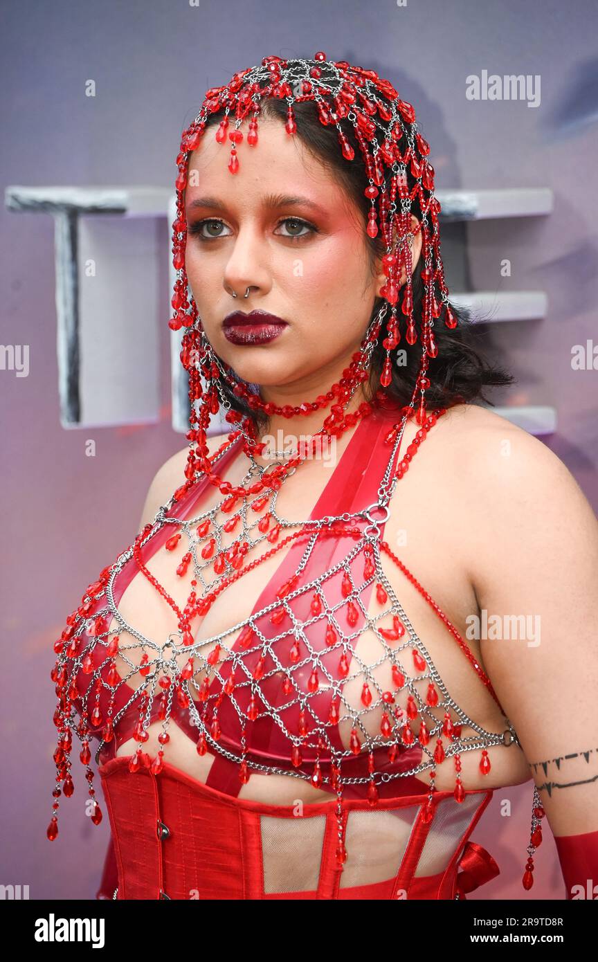 Londres, Royaume-Uni. 28 juin 2023. Première britannique de LA saison WITCHER 3 au NOW Building, Centre point, St Giles Square, Londres, Royaume-Uni. Crédit : voir Li/Picture Capital/Alamy Live News Banque D'Images