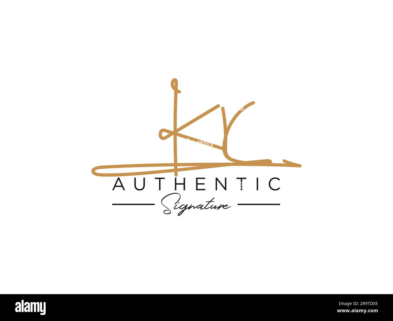 K R Signature Signature kr Banque de photographies et d’images à haute résolution - Alamy