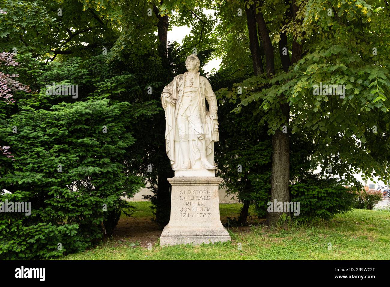 Monument à Christoph Willibald Ritter von Gluck. 5 juin 2023, Vienne, Autriche. Banque D'Images