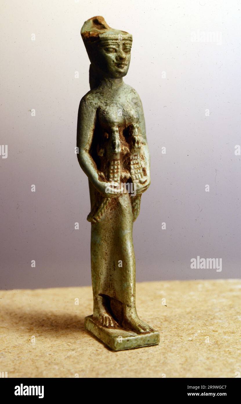 Beaux-arts, Égypte, artisanat, sculpture de la déesse Neith, foi, Collection d'État des Arts égyptiens, LE DROIT D'AUTEUR DE L'ARTISTE N'A PAS À ÊTRE AUTORISÉ Banque D'Images