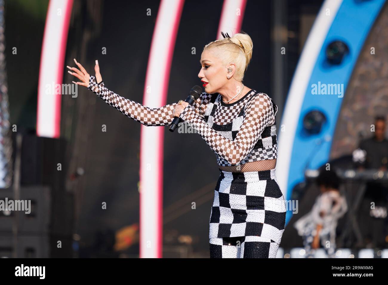 Gwen Stefani se produit au BST Hyde Park 2023. Photo prise le 25 juin 2023. Banque D'Images
