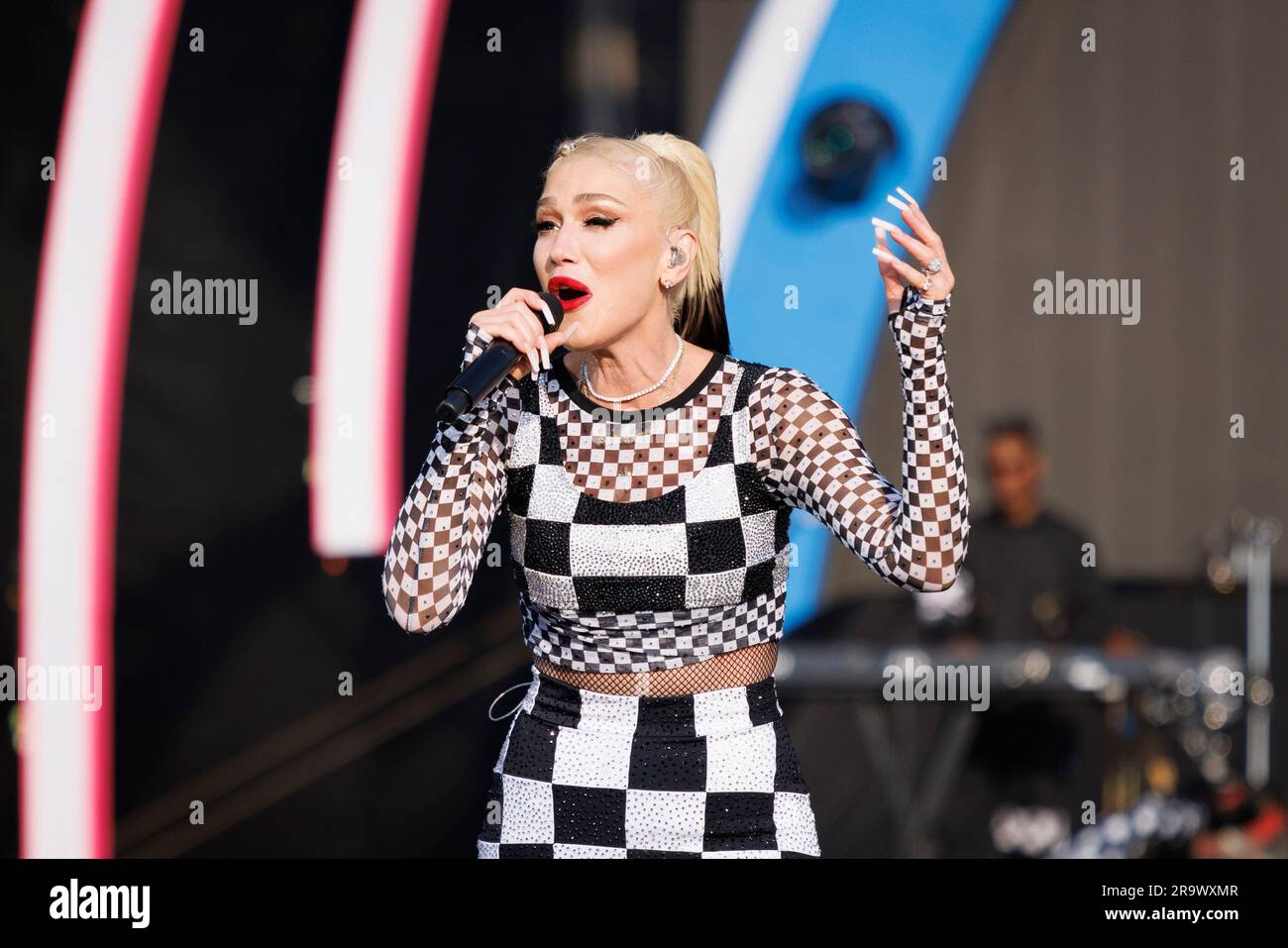 Gwen Stefani se produit au BST Hyde Park 2023. Photo prise le 25 juin 2023. Banque D'Images