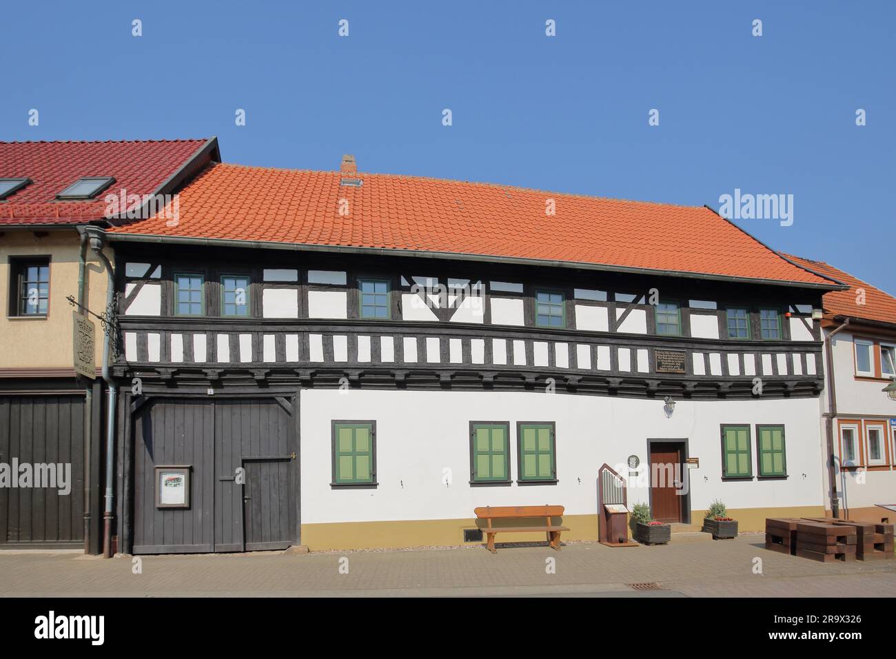 Maison ancestrale Bach historique de Johann Sebastian Bach et histoire familiale, origine, histoire, maison ancestrale Bach, Drei Gleichen, Thuringe, Allemagne Banque D'Images