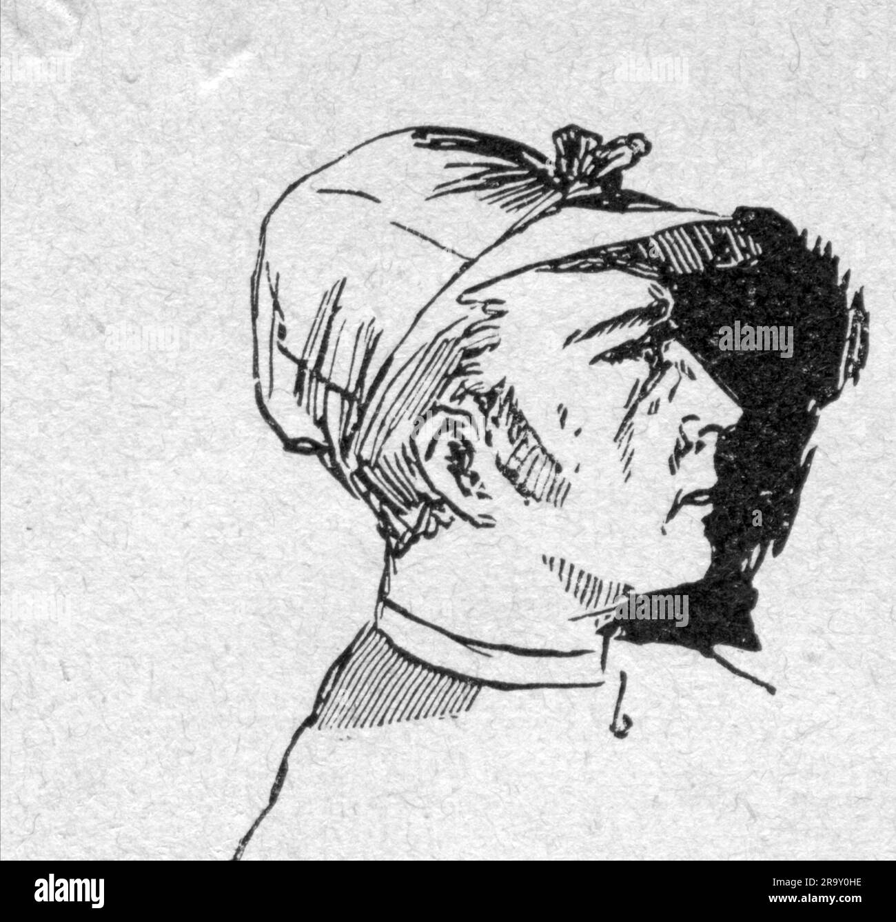 Sports, équitation, courses hippiques, Mister Cox, gravure en bois basée sur le dessin de Richard Knoetel, LE DROIT D'AUTEUR DE L'ARTISTE N'A PAS À ÊTRE AUTORISÉ Banque D'Images