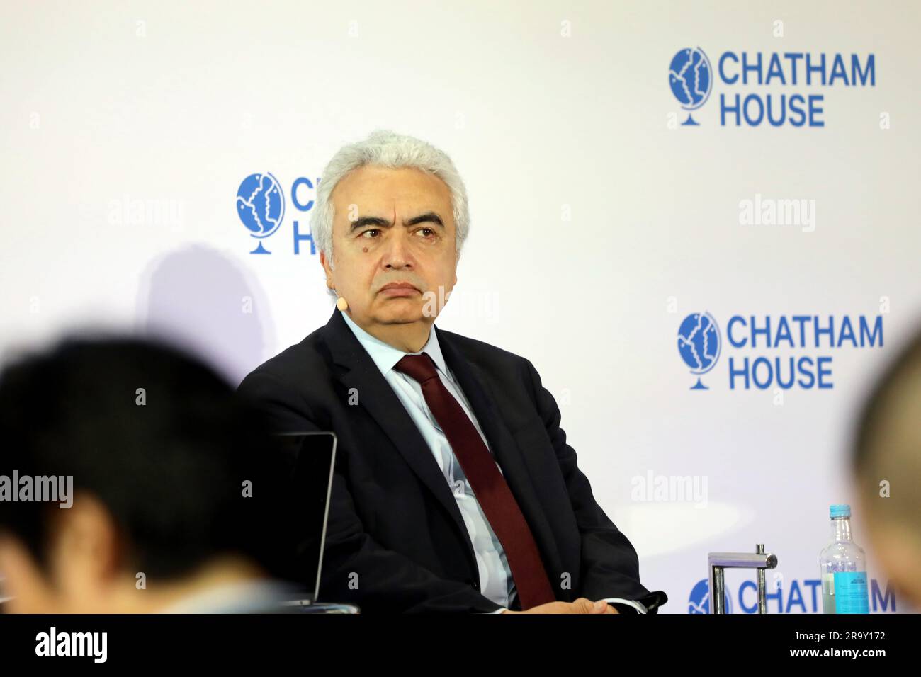 Fatih Birol, Directeur exécutif de l'Agence internationale de l'énergie à la conférence de Chatham House à Londres, le 29 juin 2023 Banque D'Images