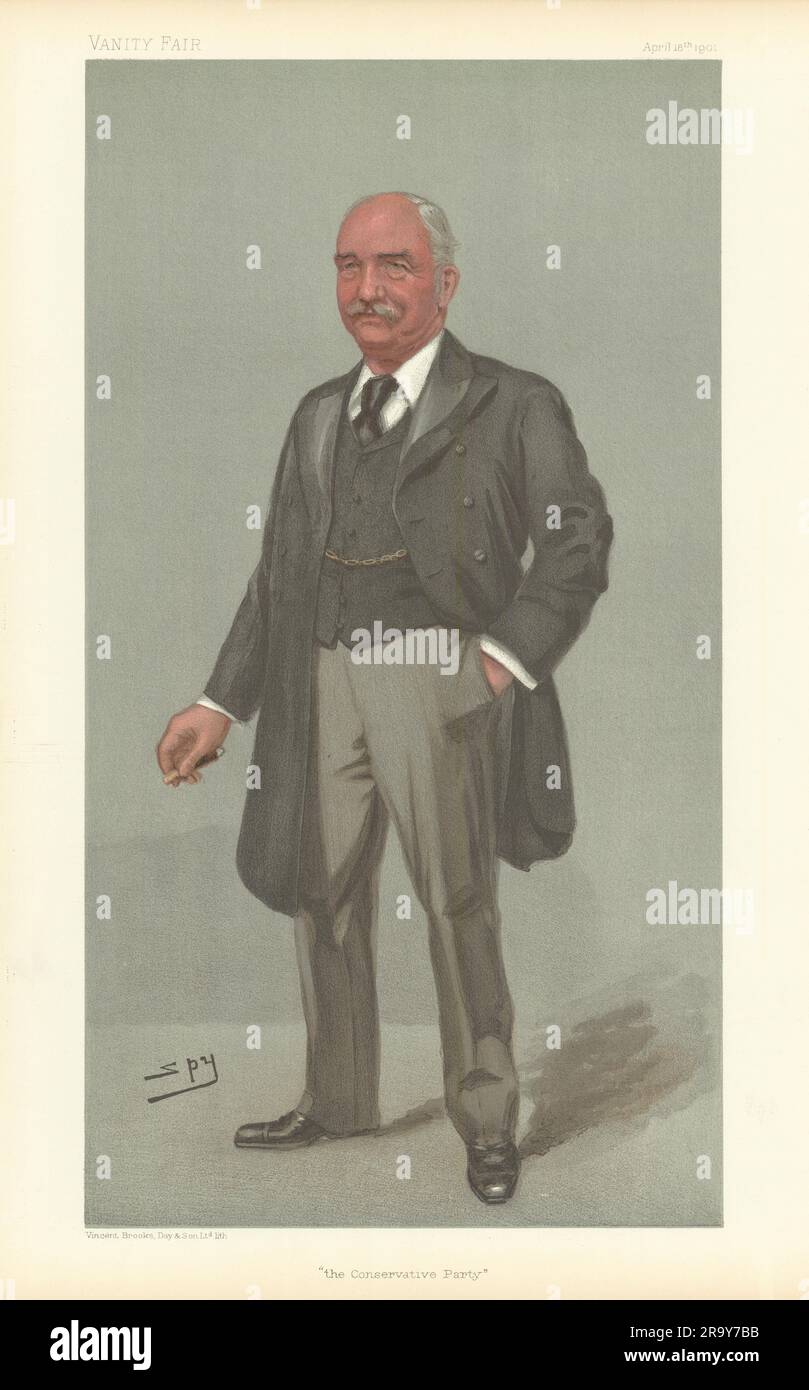 CARICATURE DE L'ESPION VANITY FAIR Richard Middleton « le Parti conservateur » politique 1901 Banque D'Images