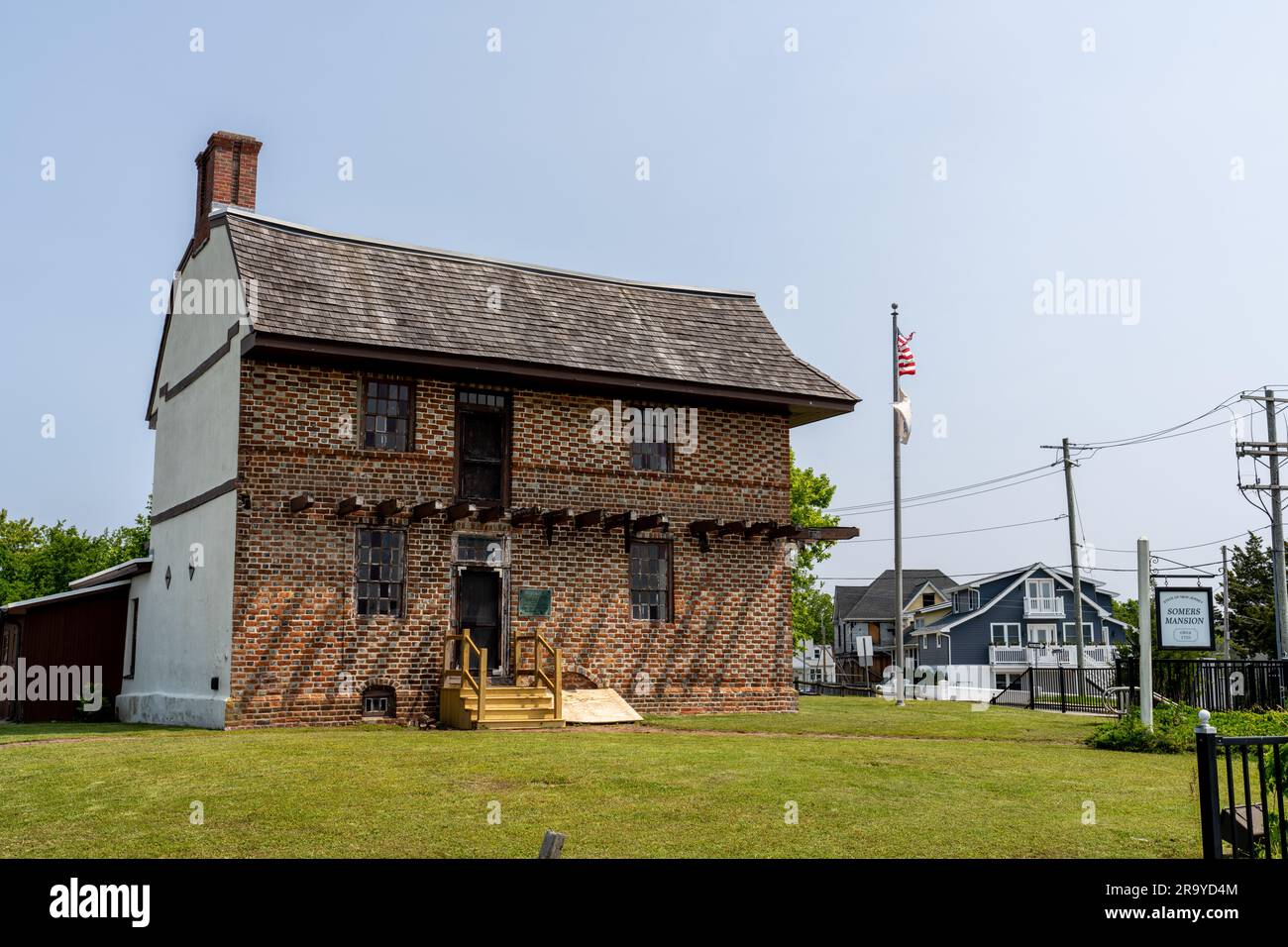 Somers Mansion à Somers point, New Jersey vers 1725 est la plus ancienne maison existante dans le comté d'Atlantic Banque D'Images