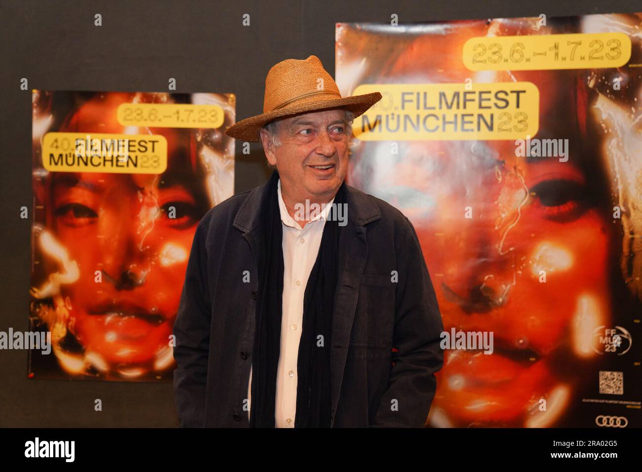 München sur 29. Juni 2023, Directeur STEPHEN FREARS vu avant le FILM DU ROI PERDU Premiere au Rio Cinema en 40. Filmfest München sur 29. Juin 2023 Banque D'Images