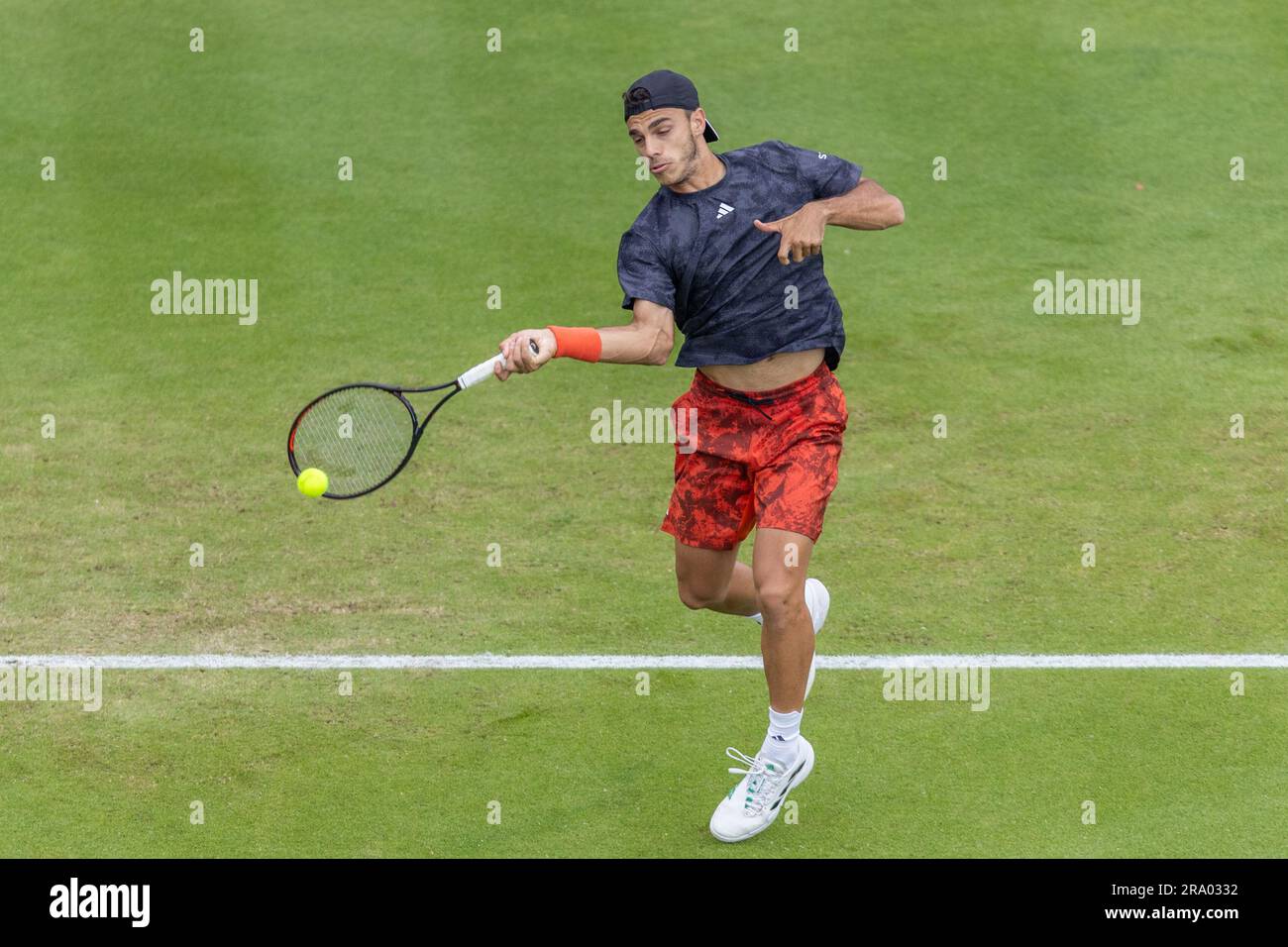 Eastbourne, Angleterre 29 juin 2023 Francisco Cerundolo de l'Argentine dans le quartier international de Rothesay finale remportant 62 63 dans son jeu avec Zhizhen Zhang crédit: Jane Stokes/Alay Live News Banque D'Images