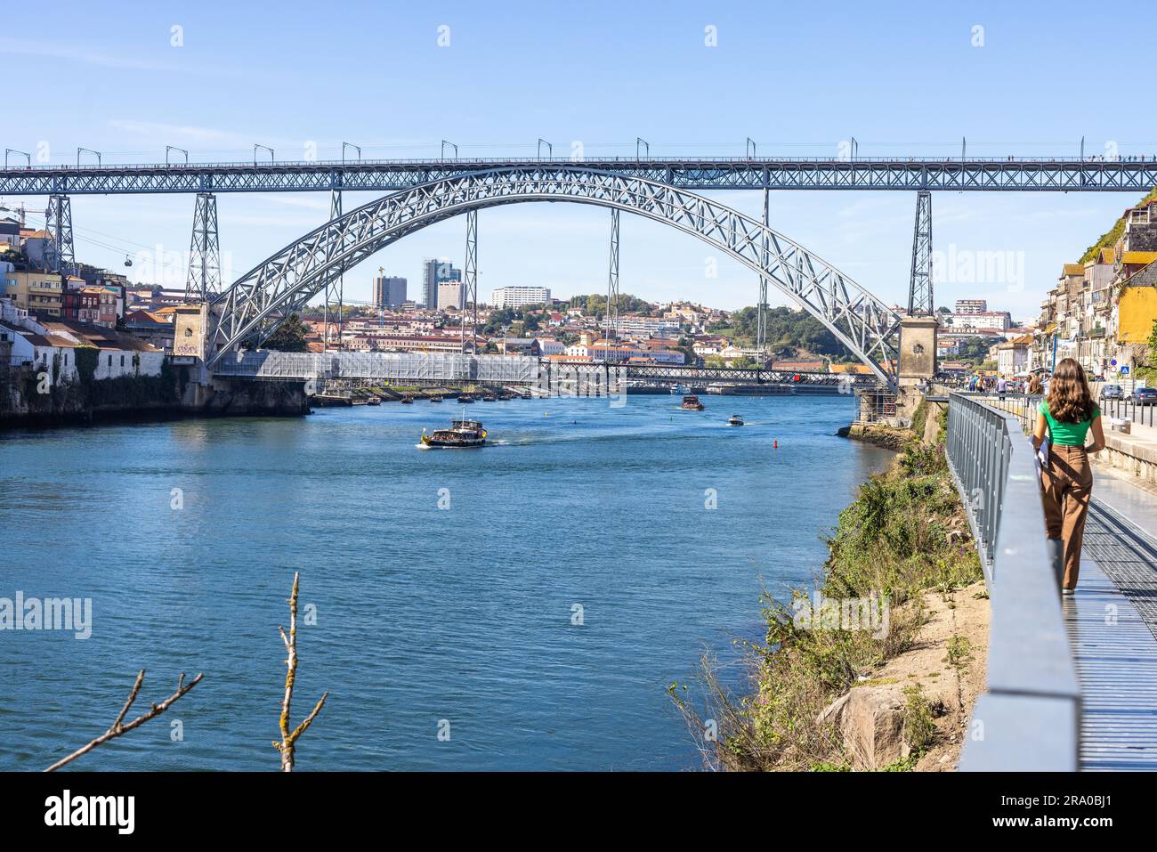 Pont Don Luis I, Porto Banque D'Images Pont Don Luis I, Porto Banque D'Images