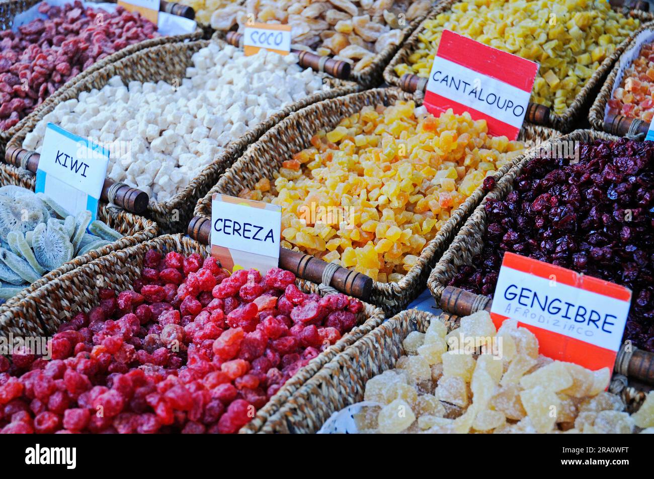 Fruits secs, la Nucia, Altea, Costa Blanca, Espagne, fruits secs, fruits secs Banque D'Images