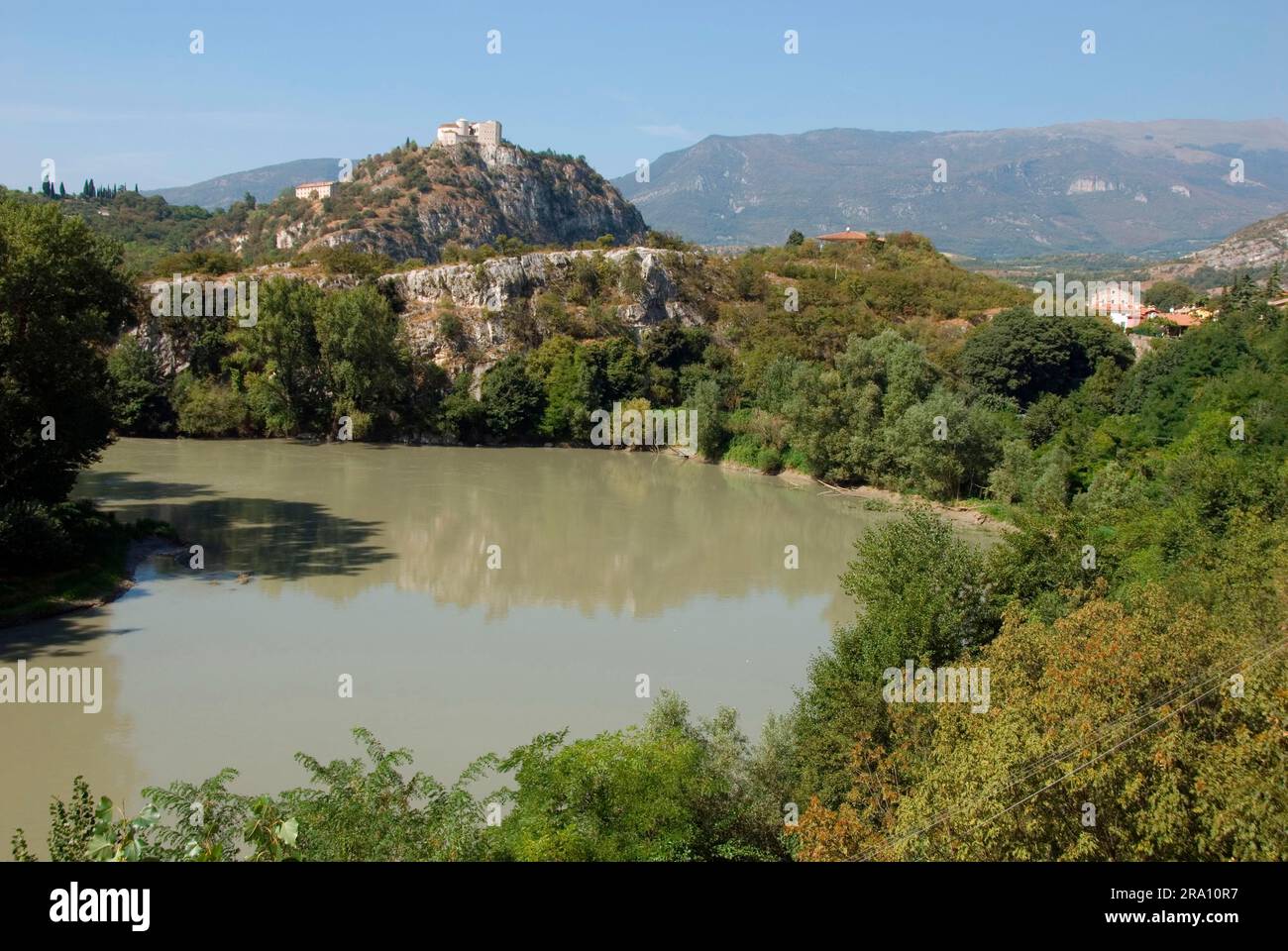 Fort Rivoli, Venise, Vénétie, rivière Adige, Vénétie, Italie Banque D'Images