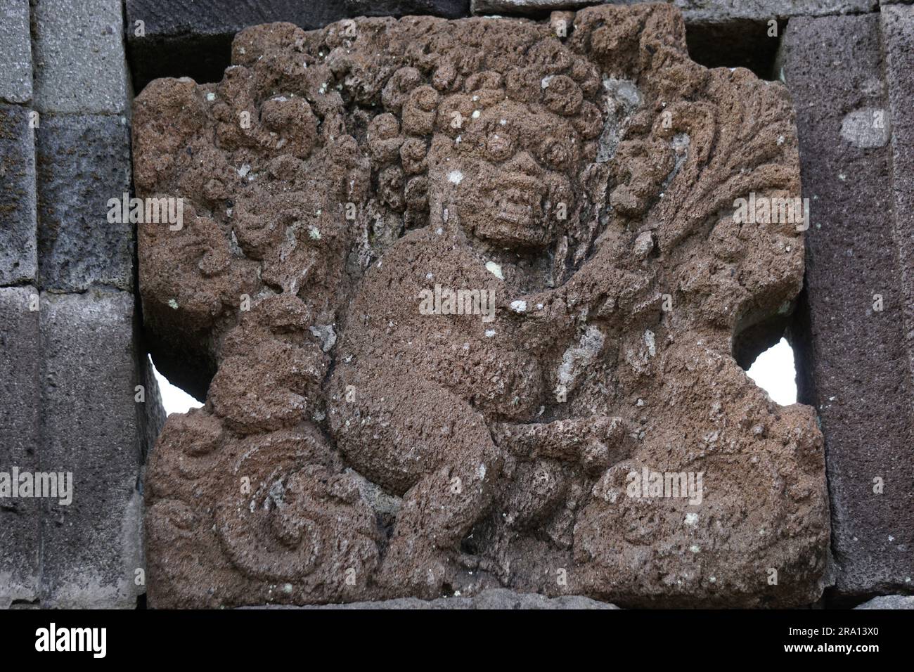 Le magnifique temple Penataran à Blitar, Java oriental, Indonésie. Ce temple est le temple Hindusme Banque D'Images