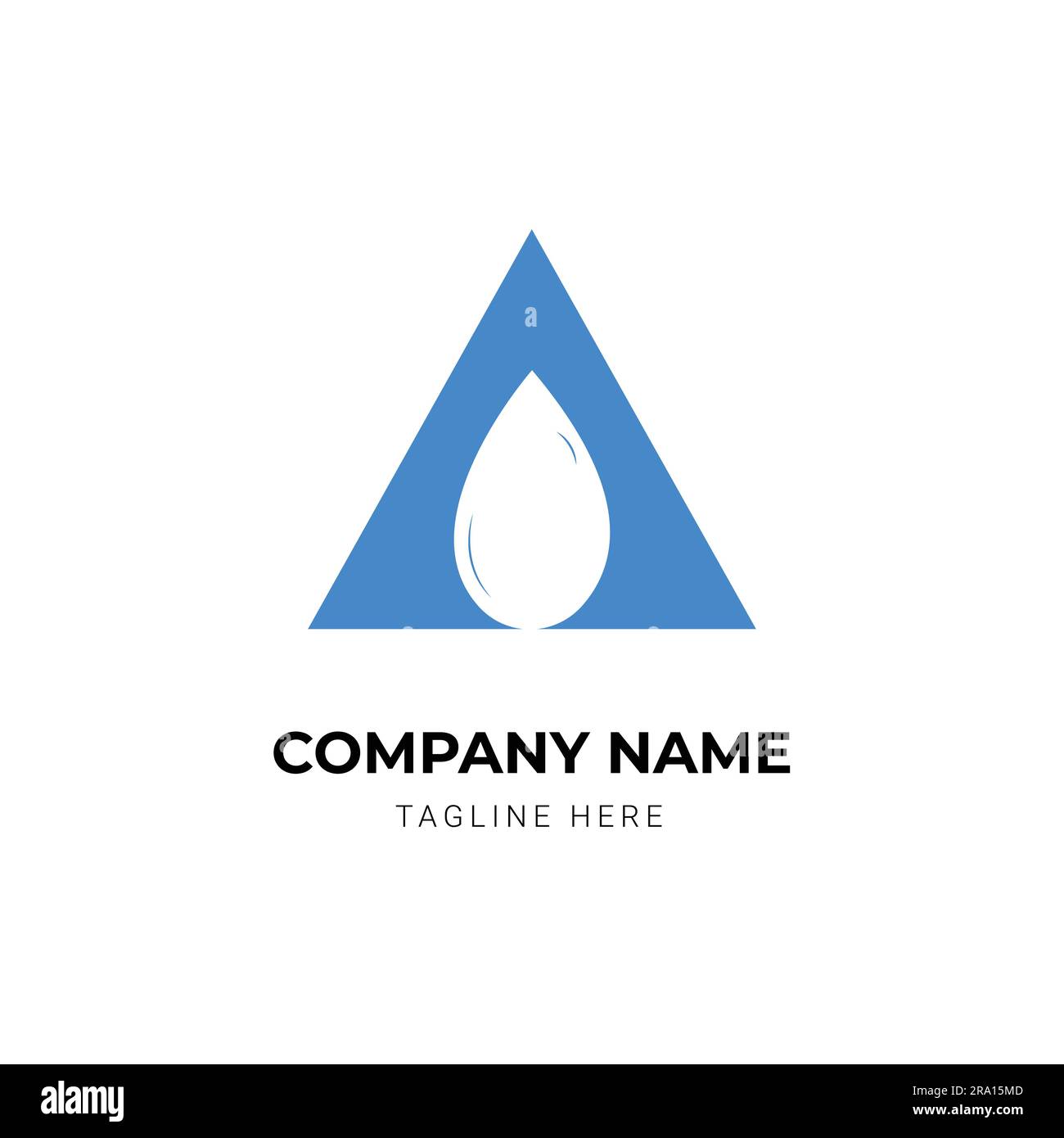 Lettre moderne Un concept de logo Illustration de Vecteur