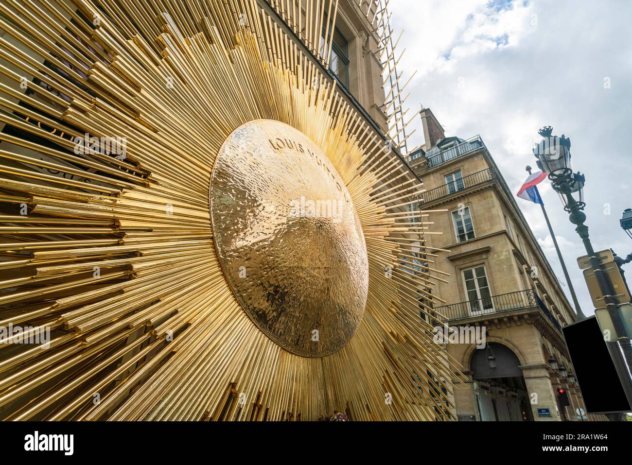 Boutiques de luxe à la place Vendôme, Paris, France Banque D'Images