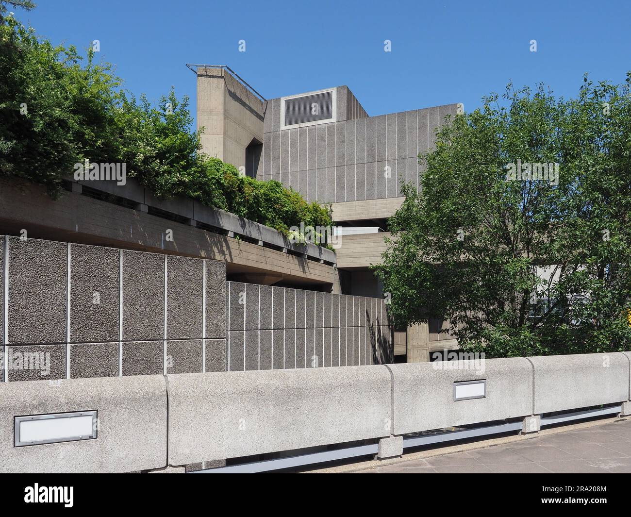 La Hayward Gallery, nouvelle architecture brutaliste emblématique de Londres, Royaume-Uni Banque D'Images
