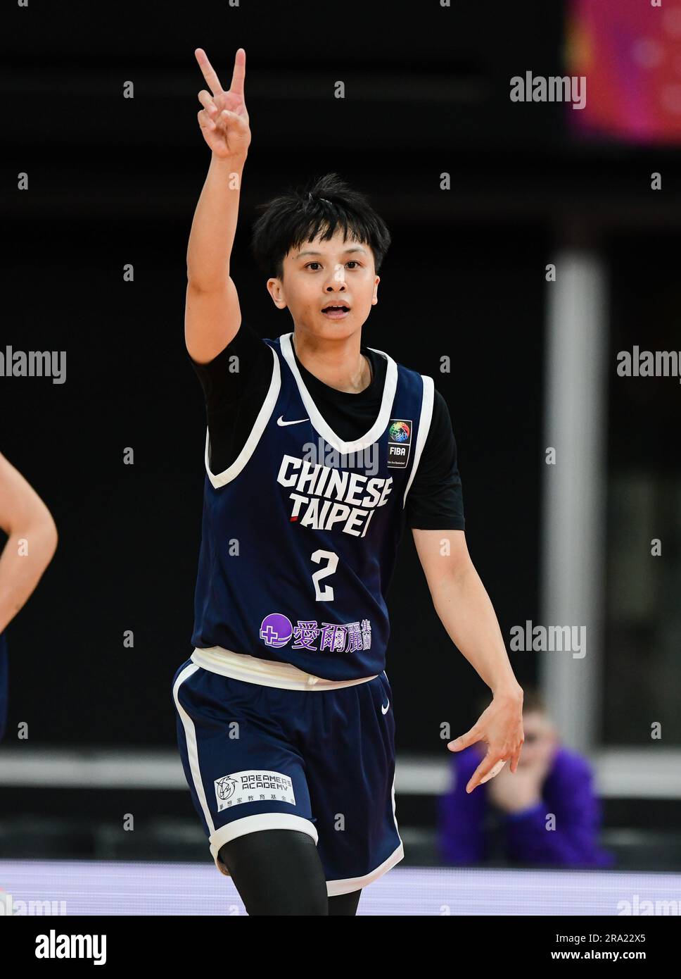 Sydney, Australie. 30th juin 2023. PAN Tzu-Yin de l'équipe féminine de basket-ball de Taipei chinois est vu en action lors de la FIBA Women's Asia Cup 2023 Division Un match entre le Liban et le Taipei chinois tenu au Quay Center. Taipei chinois contre le Liban (FIBA Asia Cup Division A) le Liban a remporté 75 - 73. (Photo par Luis Veniegra/SOPA Images/Sipa USA) crédit: SIPA USA/Alay Live News Banque D'Images