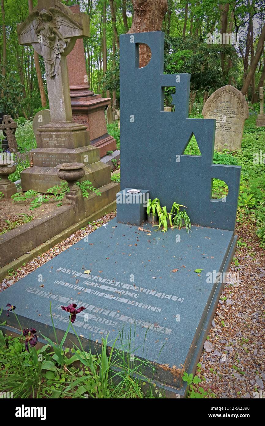 Dead - Patrick & Janet Nathan-Caulfield 1938-2020, 1936-2005 peintre et graveur Banque D'Images