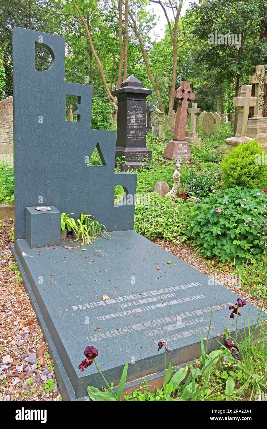 Dead - Patrick & Janet Nathan-Caulfield 1938-2020, 1936-2005 peintre et graveur Banque D'Images