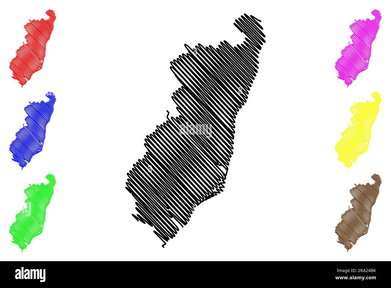 Suffolk est zone non-métropolitaine (Royaume-Uni de Grande-Bretagne et d'Irlande du Nord, comté cérémonial Suffolk, Angleterre) carte vecteur illustrat Illustration de Vecteur