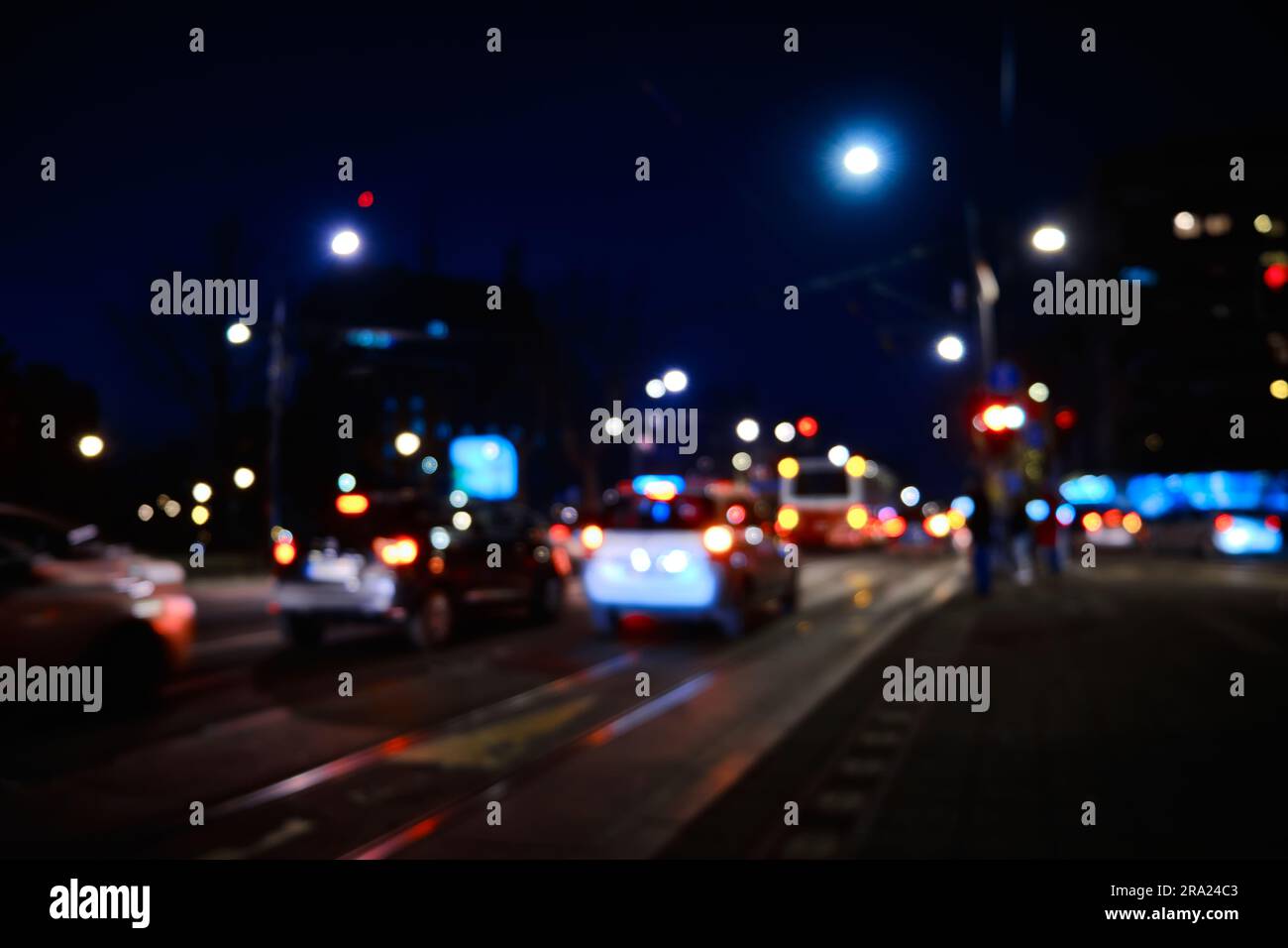 Embouteillage du soir Banque D'Images