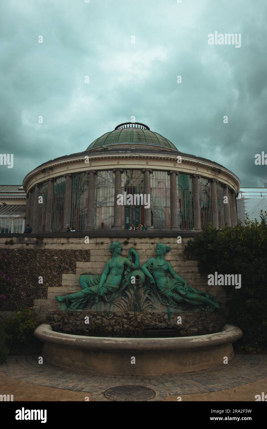 Une photo panoramique du jardin botanique de Bruxelles, Belgique Banque D'Images