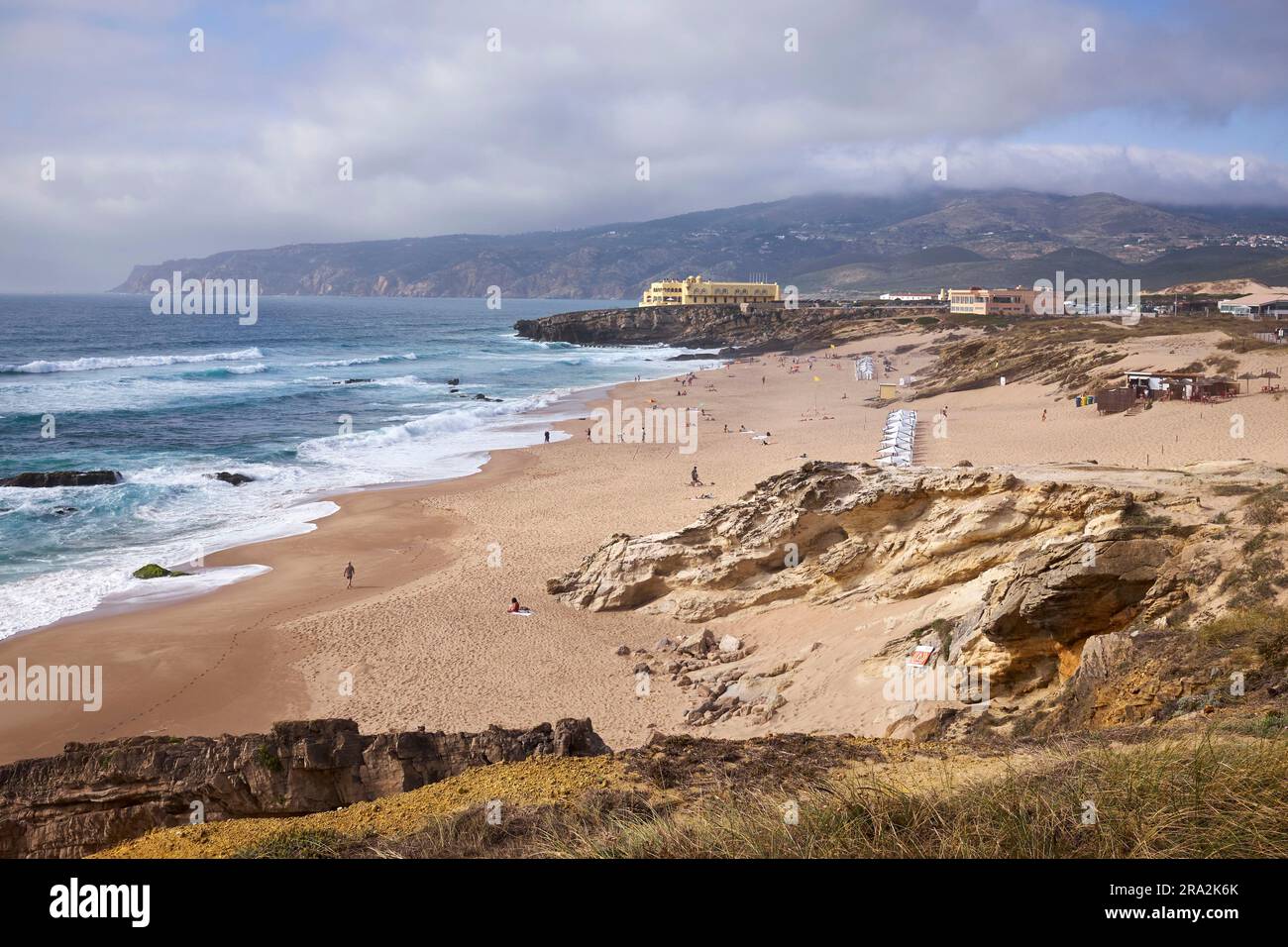 Portugal, quartier de Lisbonne, Cascais, Cresmina Beach (Praia da Cresmina ou Pequena do Guincho) Banque D'Images