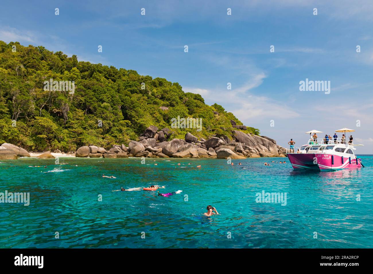 Thaïlande, province de Phang Nga, parc marin national de Similan, île de Koh Payu (île n°6) Banque D'Images