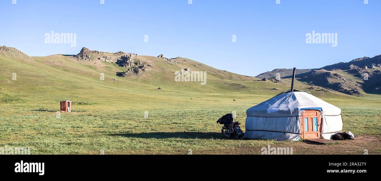 À une distance raisonnable (surtout en cas de pluie !) Banque D'Images