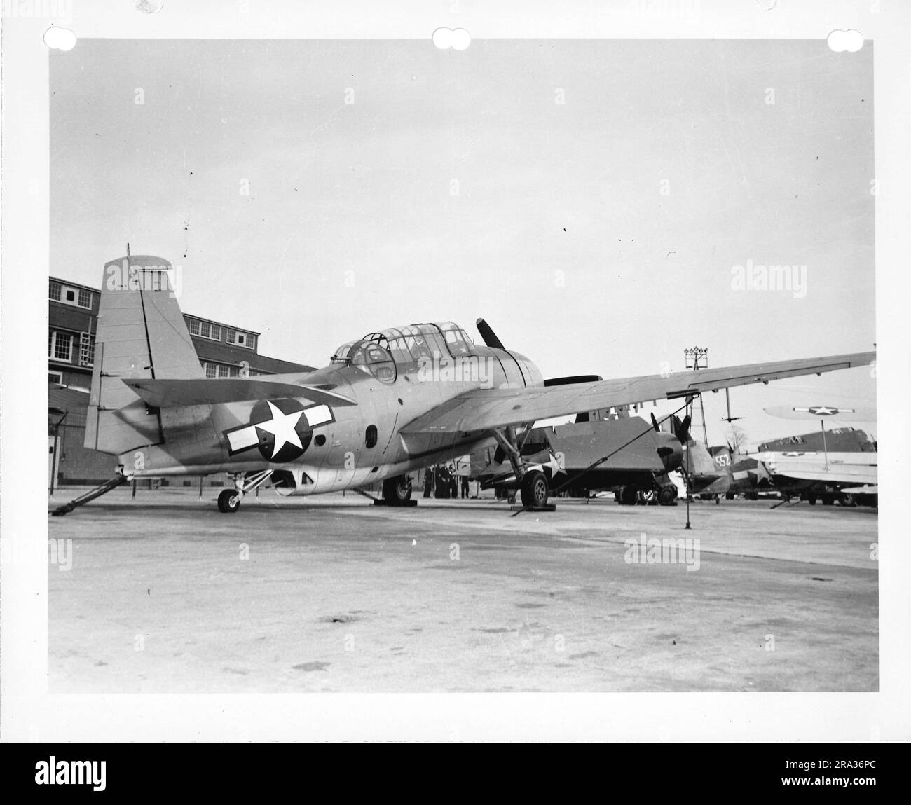 Photographie de l'avion militaire en stationnement. Banque D'Images