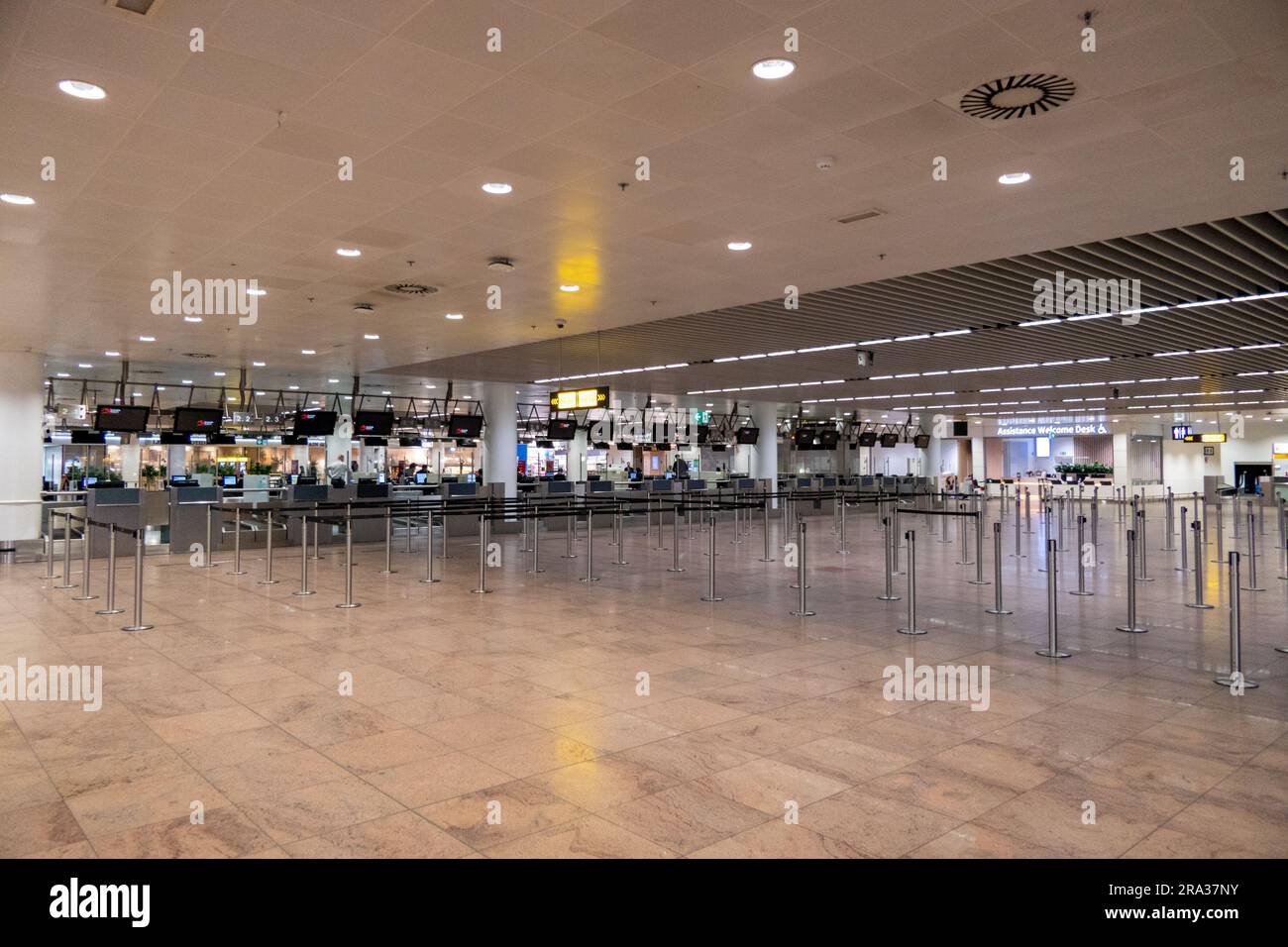 Zaventem, Belgique, 29 avril 2023. Intérieur de l'aéroport de Zaventem, aéroport de Bruxelles Banque D'Images