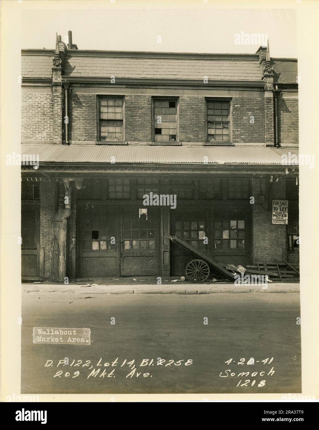 Photographie de l'extérieur du lot 14, Bl. 2258, 209 MKT. Ave, D.P. 122. Banque D'Images
