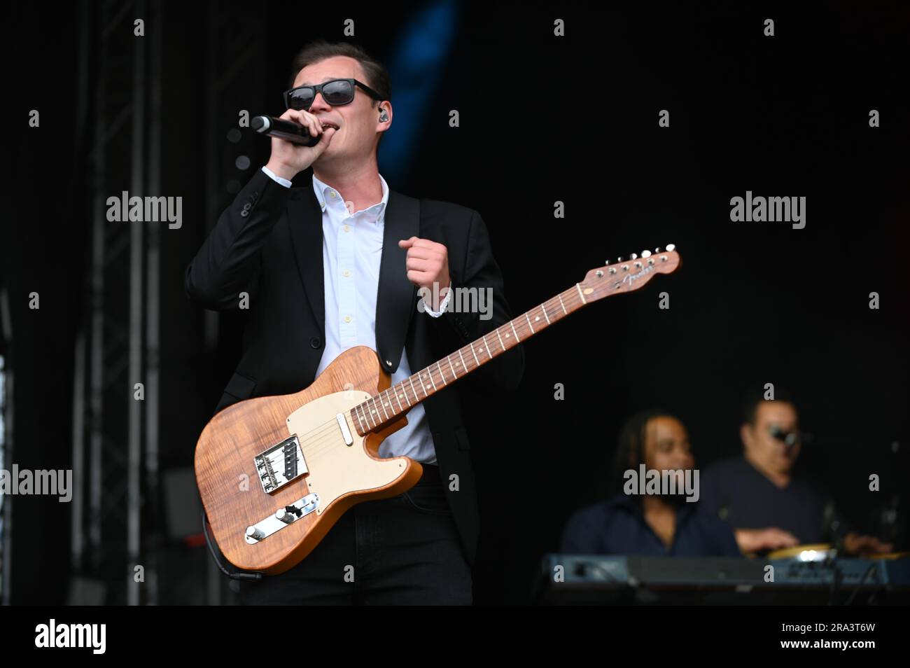 UB40 , en train de jouer à l'hippodrome de Doncaster , Doncaster , Royaume-Uni , 30.06.2023 Banque D'Images