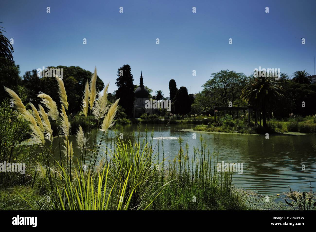 Lagon dans le parc touristique de Buenos Aires Banque D'Images