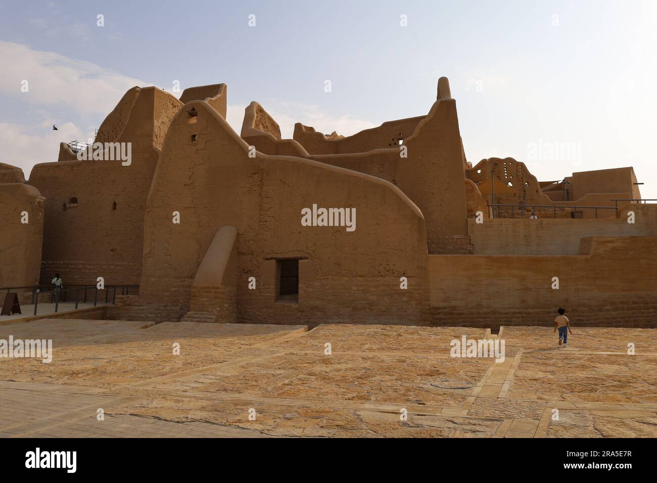 Al Diriyah ancienne capitale . Riyad Arabie Saoudite - ruines de Diriyah - culture saoudienne. Journée nationale Banque D'Images